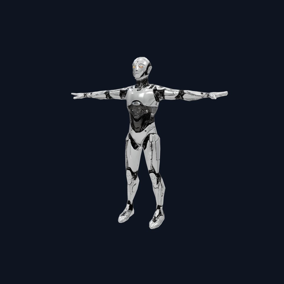 Humanoid Robot Armature Model Pack